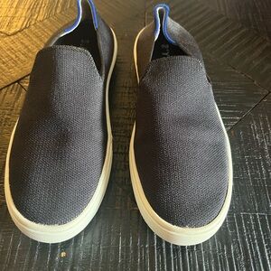 Rothy's Black and Blue Women's Slip-On Loafers